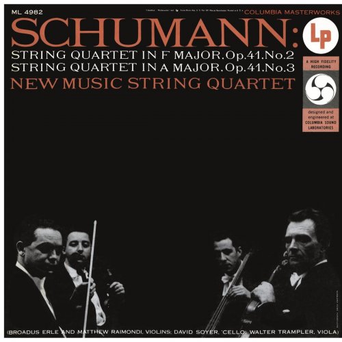 New Music String Quartet - Schumann: String Quartet No. 2 & No. 3 (Remastered) (2019)