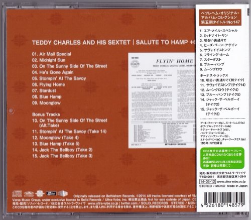 Teddy Charles - Salute To Hamp (1958) [2014 Bethlehem Album Collection 1000] CD-Rip