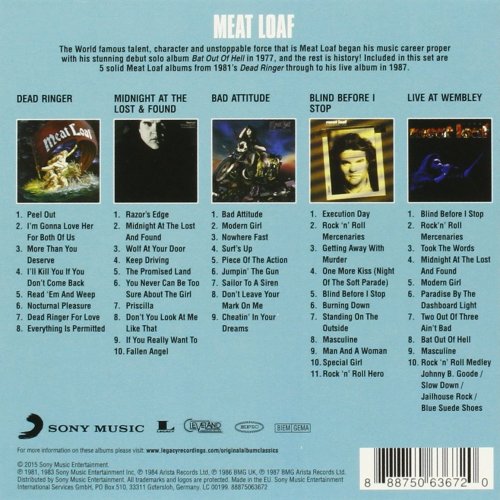 Meat Loaf - Original Album Classics (2015)