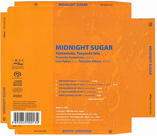 Tsuyoshi Yamamoto Trio - Midnight Sugar (1974) CD Rip