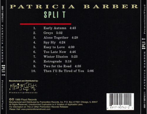 Patricia Barber - Split (1989) Lossless