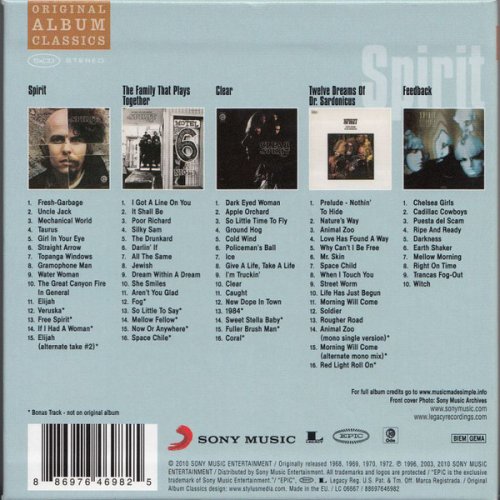 Spirit - Original Album Classics (5CD Box Set) (2010)