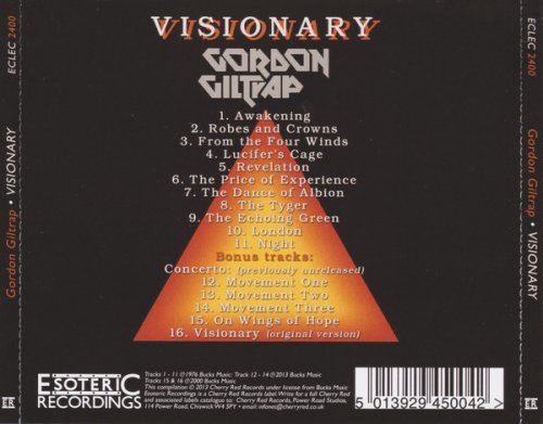 Gordon Giltrap - Visionary (Reissue, Remastered) (1976/2013)