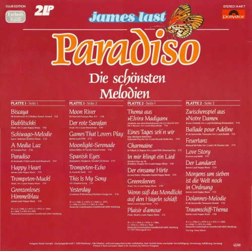 James Last - Paradiso (1986) 2xLP