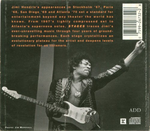 Jimi Hendrix - Stages (4CD Box Set) (1991)
