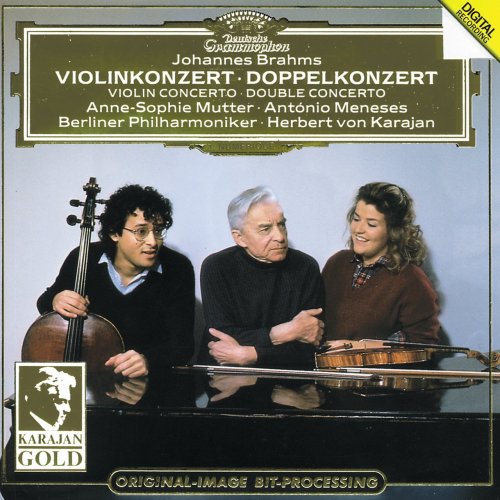 Anne-Sophie Mutter, António Meneses, Berliner Philharmoniker, Herbert von Karajan - Brahms: Violin Concerto, Double Concerto (1993)