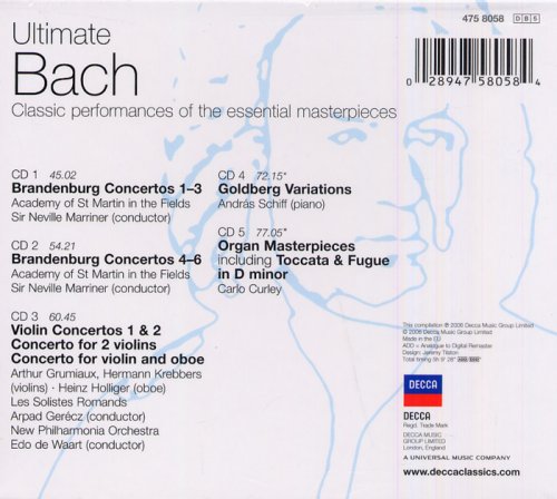 VA - Ultimate Bach: The Essential Masterpieces (Box Set, 5 CD) (2006)
