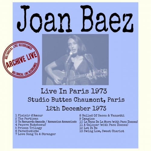 Joan Baez - Live in Paris 1973 (2017)