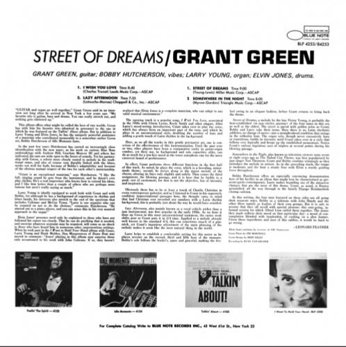 Grant Green - Street Of Dreams (1964/2013) Hi-Res