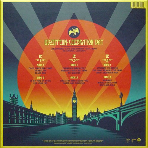Led Zeppelin - Celebration Day (2012) 3LP