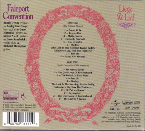 Fairport Convention - Liege & Lief (Deluxe Edition) (2007)