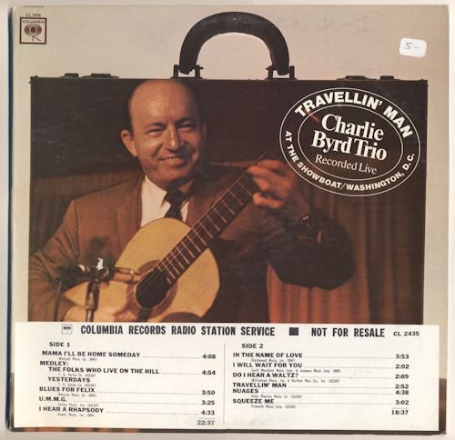 Charlie Byrd Trio - Travellin' Man (1965) LP