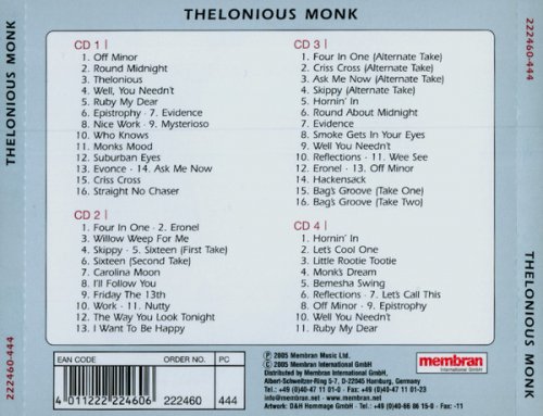 Thelonious Monk - Four in one (2005)