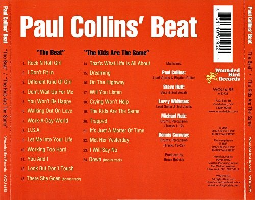 Paul Collins' Beat - The Beat & The Kids are the Same (Reissue) (1979-82/2005)