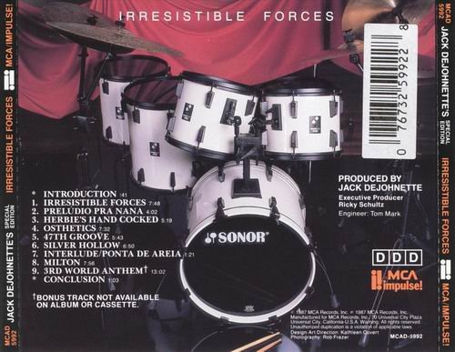 Jack DeJohnette's Special Edition - Irresistible Forces (1987) CD Rip