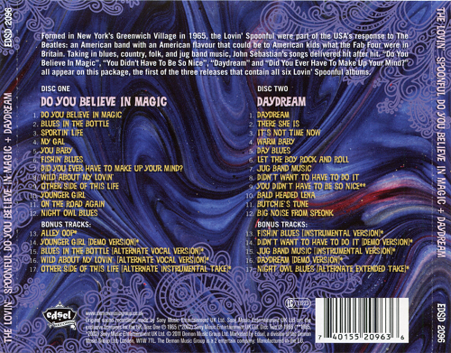 The Lovin' Spoonful - Do You Believe In Magic & Daydream (Reissue) (1965-66/2011)