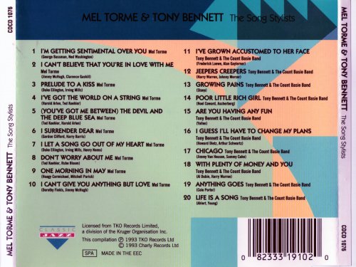 Mel Torme & Tony Bennett - The Song Stylists