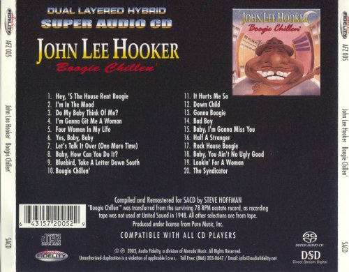 John Lee Hooker - Boogie Chillen’ (2003) [SACD]