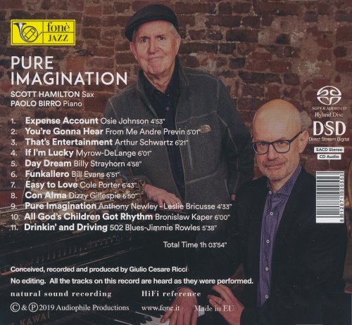 Scott Hamilton, Paolo Birro - Pure Imagination (2019) [SACD]