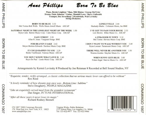 Anne Phillips - Born To Be Blue (2000)