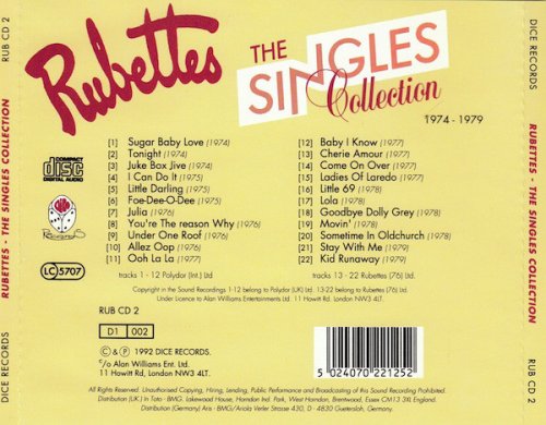 Rubettes - The Singles Collection 1974-1979 (1992)