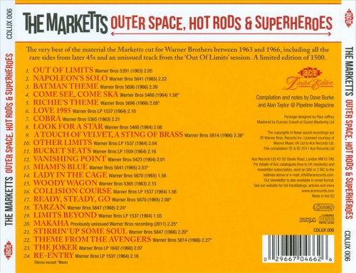 The Marketts ‎– Outer Space, Hot Rods & Superheroes (Compilation, Limited Edition) (2011)