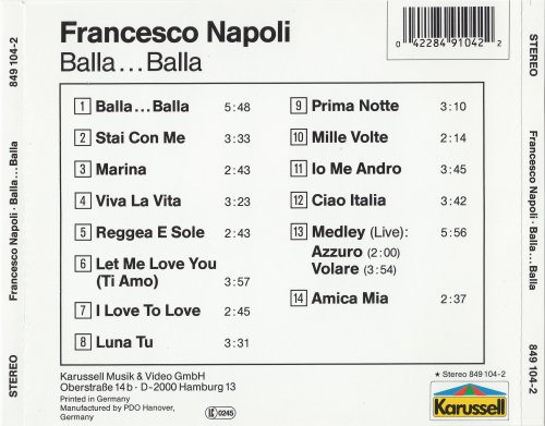 Francesco Napoli - Balla...Balla (1990)