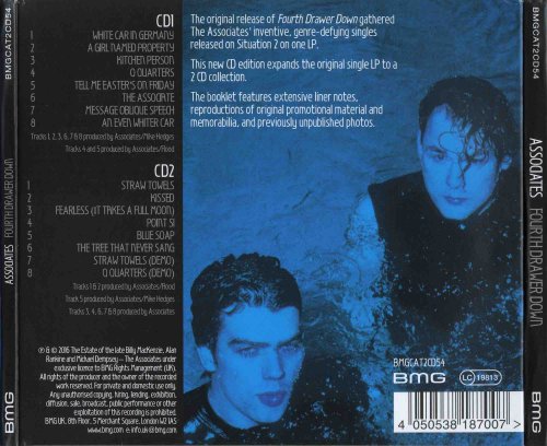 Associates - Fourth Drawer Down (Reissue) (1981/2016) CDRip