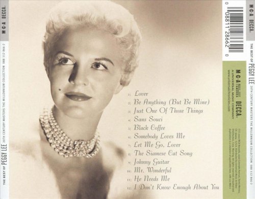 Peggy Lee - 20th Century Masters: The Best Of Peggy Lee (2002)