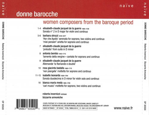 Roberta Invernizzi, Bizzarrie Armoniche - Donne Barocche: Women Composers from the Baroque Period (2010)