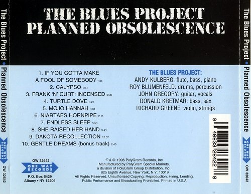 The Blues Project - Planned Obsolescence (Reissue) (1968/1996)