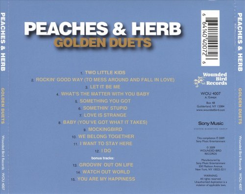 Peaches & Herb - Golden Duets (Reissue, Remastered) (1968/2009)