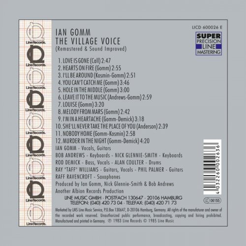 Ian Gomm - The Village Voice (Reissue, Remastered) (1982/2017)