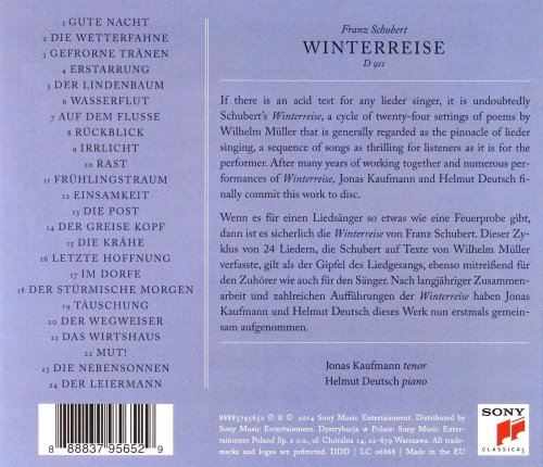 Jonas Kaufmann, Helmut Deutsch - Schubert: Winterreise (2014) CD-Rip