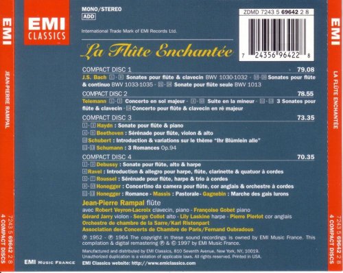 Jean-Pierre Rampal - La Flute Enchantee (4CD) (1997)