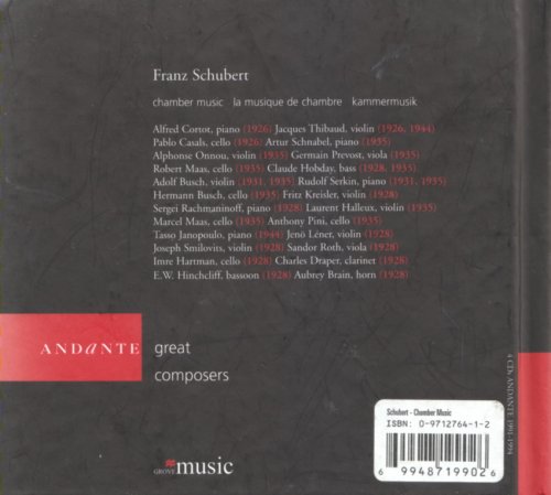 Franz Schubert - Chamber Music (4CD) (2001)