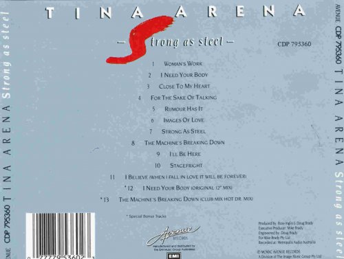 Tina Arena - Strong as Steel (1990)