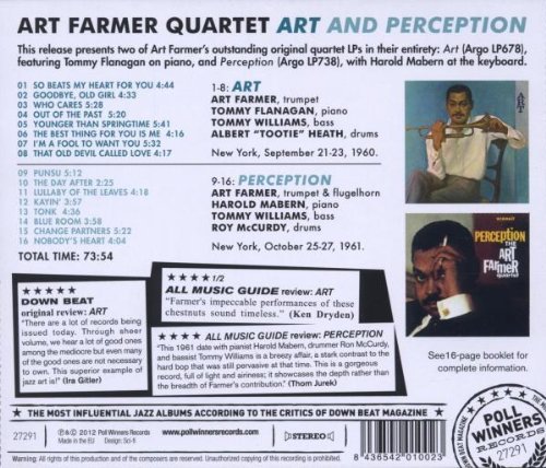 Art Farmer Quartet - Art and Perception (Reissue) (1960-61/2012)