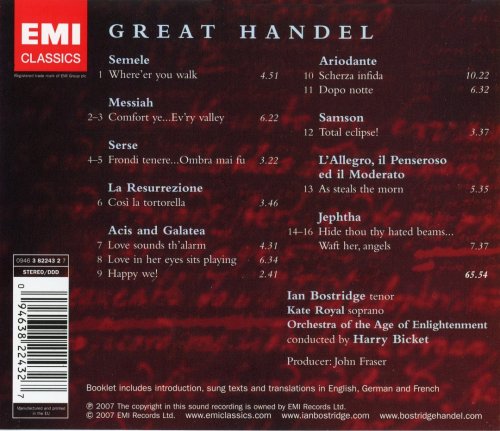 Ian Bostridge - Great Handel (2007)
