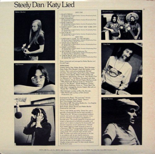 Steely Dan ‎- Katy Lied (1975) LP