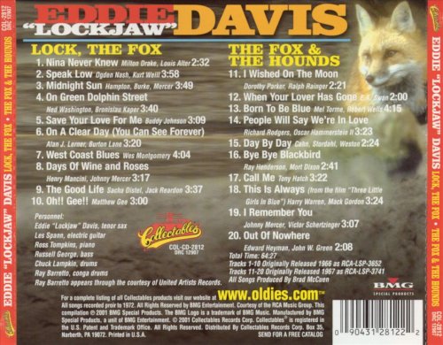 Eddie "Lockjaw" Davis - Lock, the Fox / The Fox & the Hounds (Reissue) (2001)