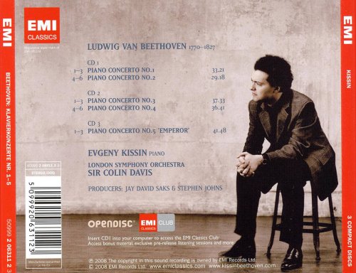 Evgeny Kissin - Beethoven: Complete Piano Concertos (2009)