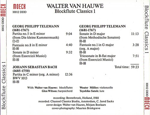 Walter van Hauwe - Blockflutes Classics 1 (1989)