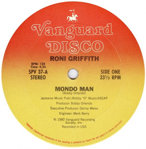 Roni Griffith - Mondo Man (1980) [Vinyl, 12"]