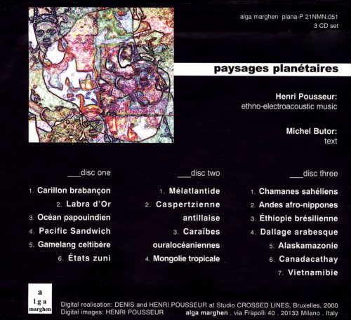 Michel Butor, Henri Pousseur - Paysages Planetaires (2004)