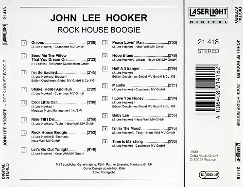 John Lee Hooker - Rock House Boogie (1999)