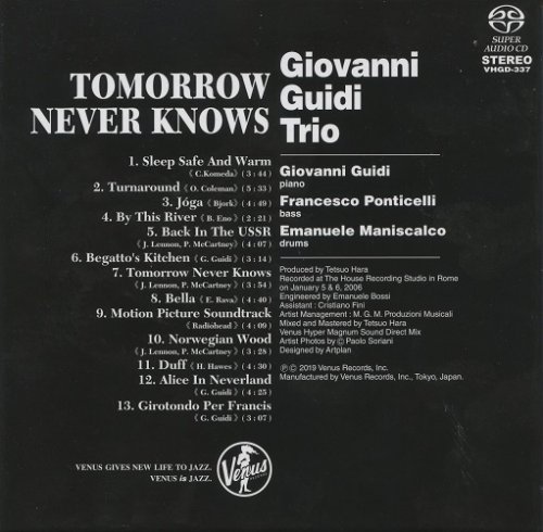 Giovanni Guidi Trio - Tomorrow Never Knows (2006) [2019 SACD]