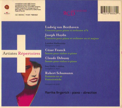 Martha Argerich, Ivry Gitlis, London Sinfonietta - Beethoven, Haydn, Schumann, Franck, Debussy (2003)