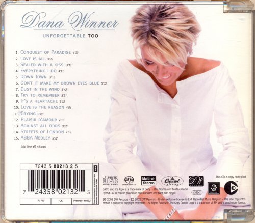 Dana Winner - Unforgettable Too (2002) [SACD]