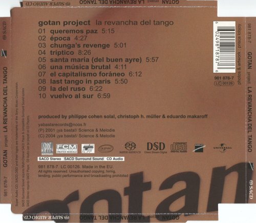 Gotan Project – La Revancha Del Tango (2004 Remaster) [SACD]